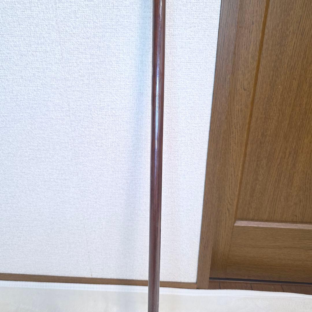 650【未使用】当時物 日本製 樫木製　新水牛の爪　カーブ型杖