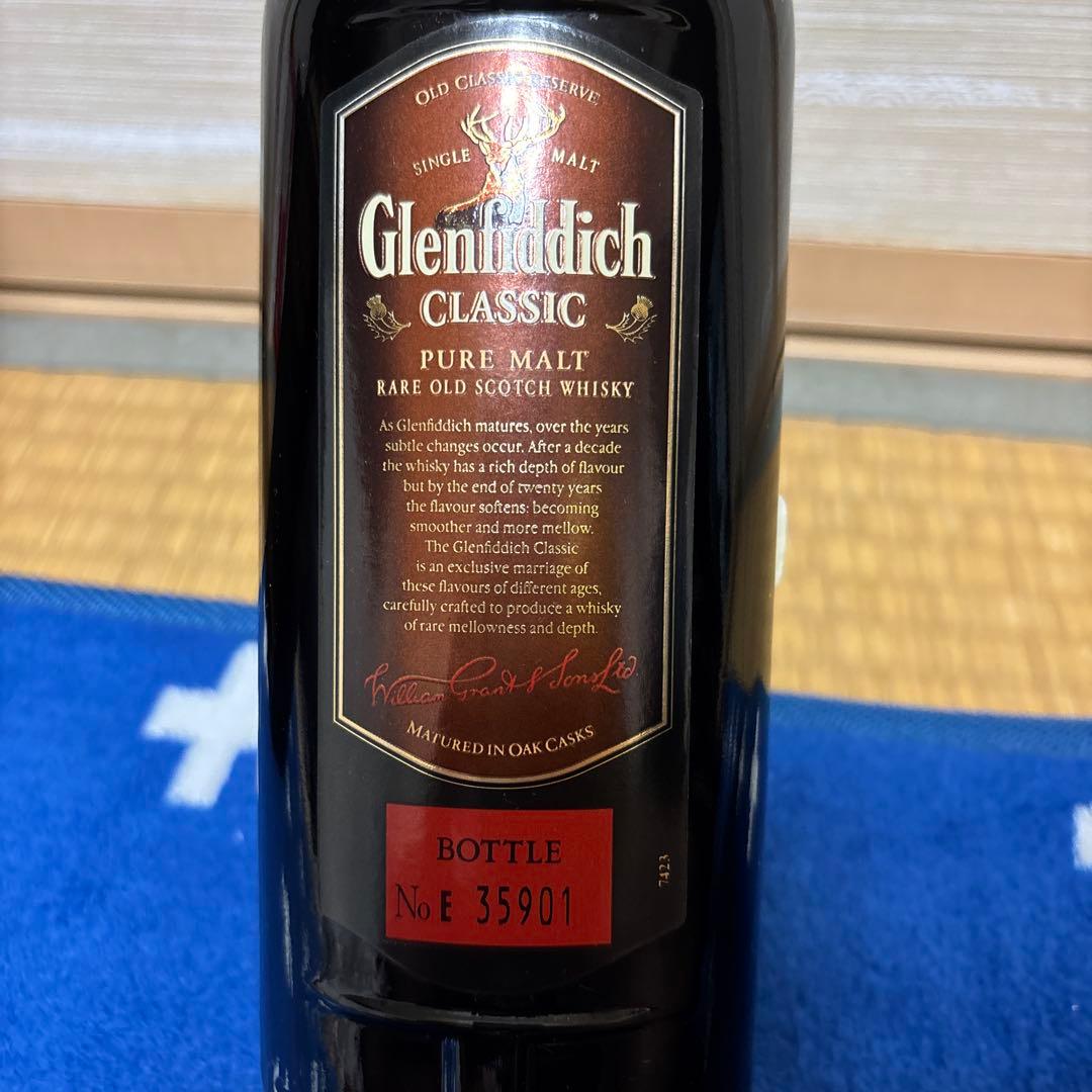未開栓　Glenfiddich CLASSIC スコッチウイスキー