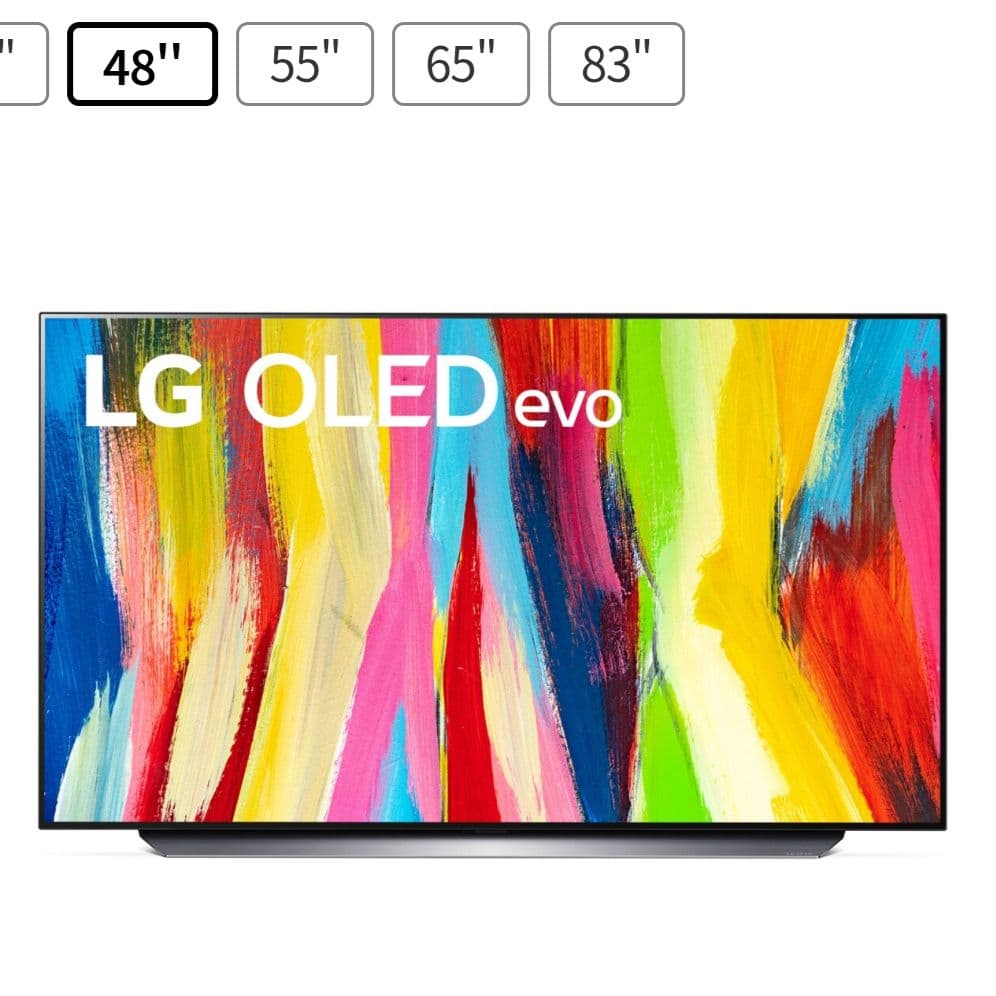 木LG 48V型4K有機ELテレビ 【2022/12製造】