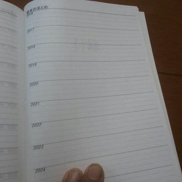 1月開始日記と4月開始日記、その他の月開始日記の違い