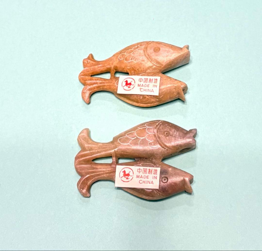 魚　の、何かはわかりませんが、、　二つセット