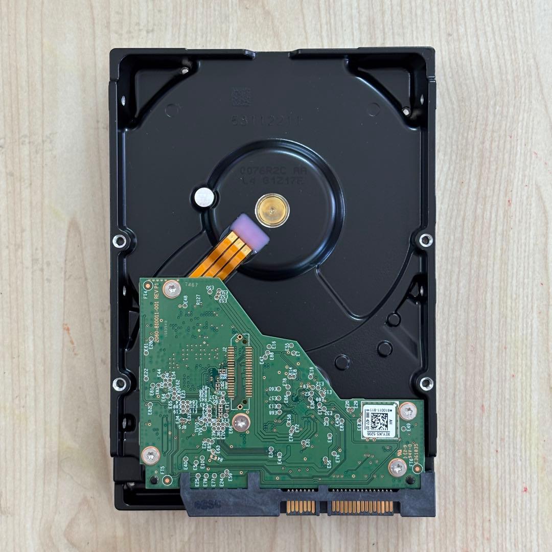WD40EZAZ 4TB HDD 電源投入回数11回 使用時間228時間