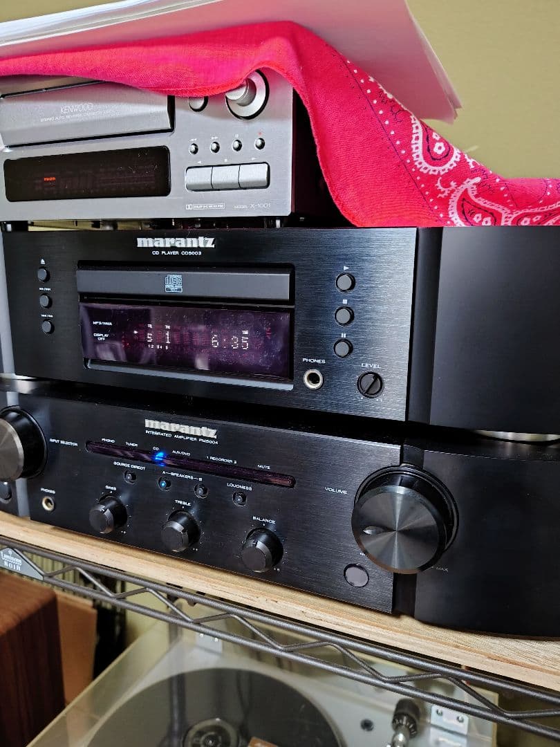 マランツ　marantz　アンプとCDプレーヤーのセットです