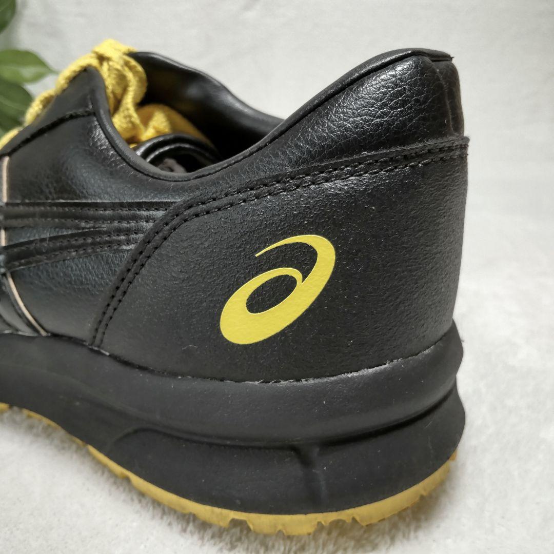 【良品】ASICS/アシックス/安全靴/黒/黄色/27.0cm
