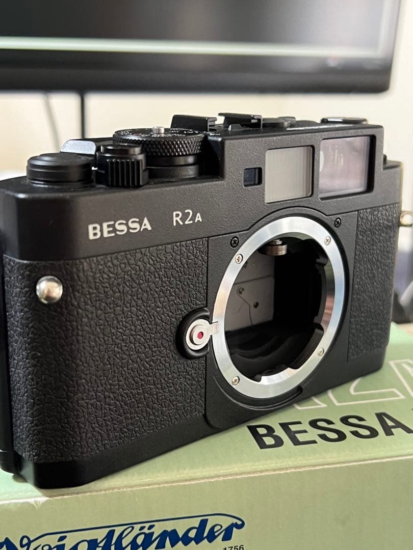 【動作確認済】Voigtlander BESSA R2A 純正ケース付