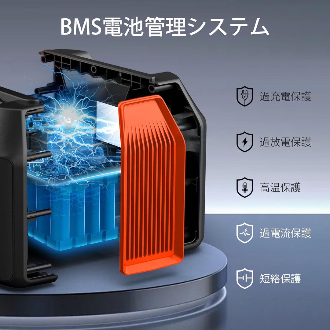 新品未使用　ポータブル電源407Wh/110000m AH大容量　家庭用