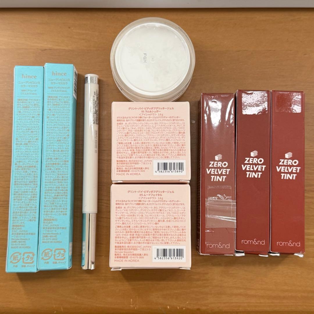 韓国コスメ 新品まとめ売り ロムアンド バニラコ フェイスパウダー アイシャドウ