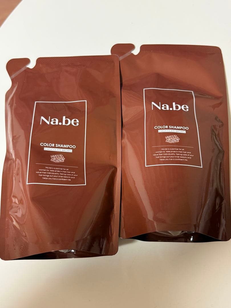 Na.be COLOR SHAMPOO チョコレートブラウン2個