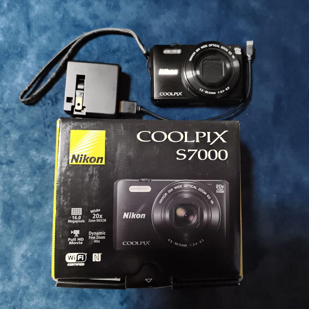 【中古】Nikon COOLPIX S7000 ブラック