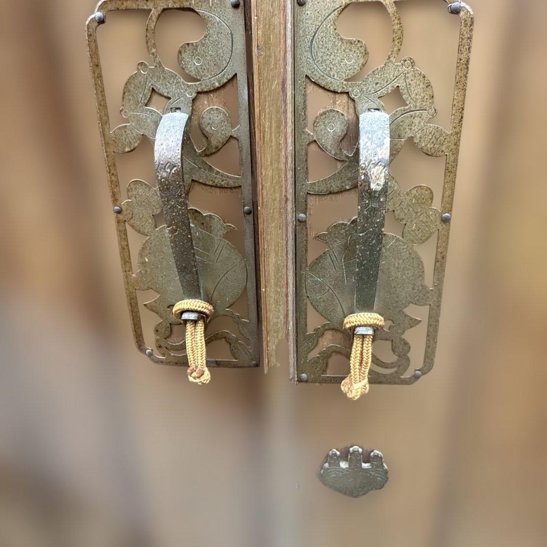 木製ブラウンタンス 6引き出し 4扉 ハーモニカ音が鳴ります！引取可能な方のみ