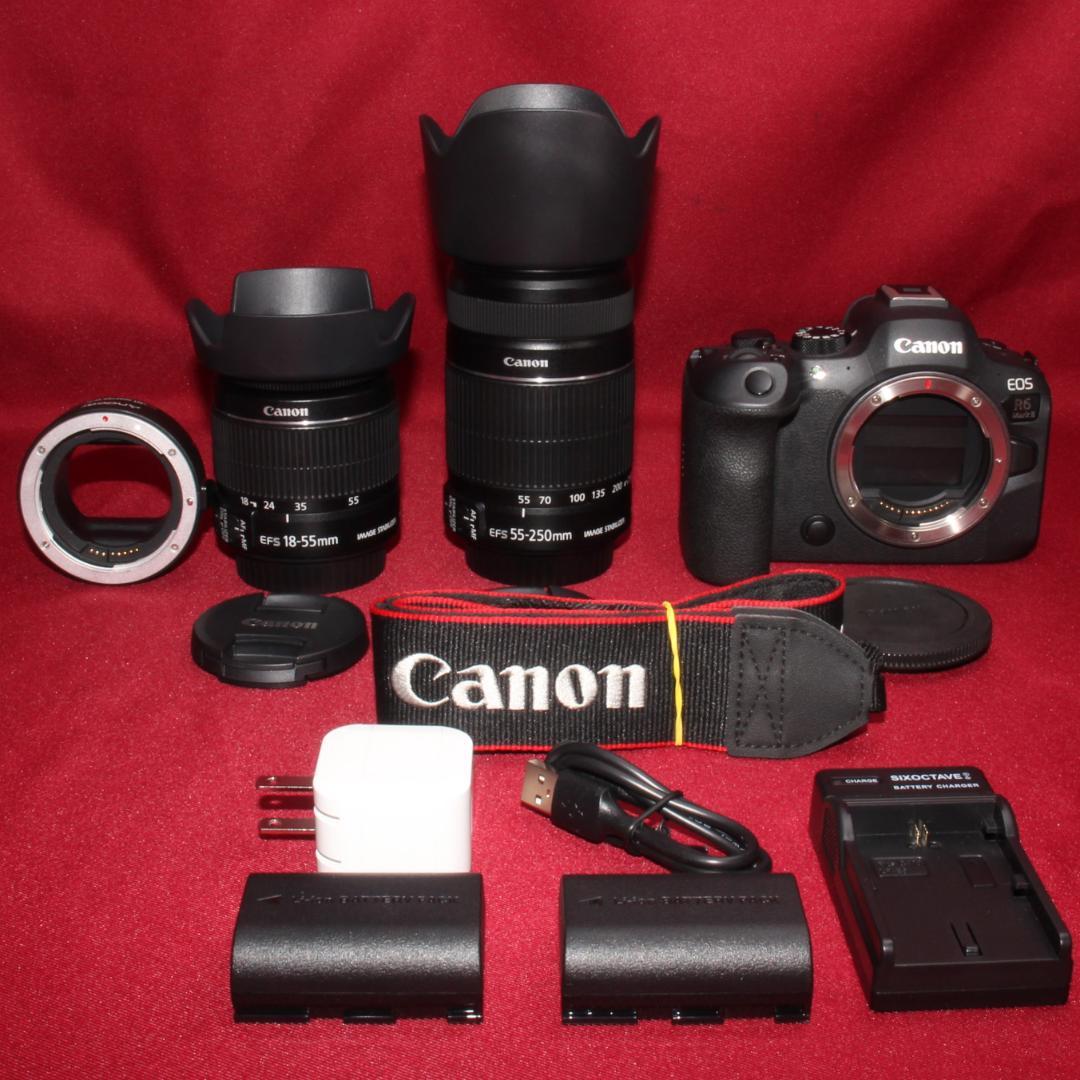 ❤️予備バッテリー付き❤️Canon EOS R6 MARK II ダブルズーム