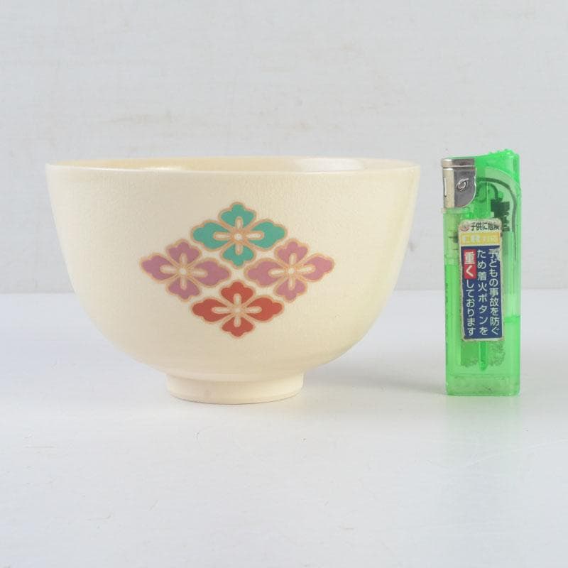 茶道具　京焼　加賀瑞山造　色絵金彩　花文　数茶碗　五客　N　9937