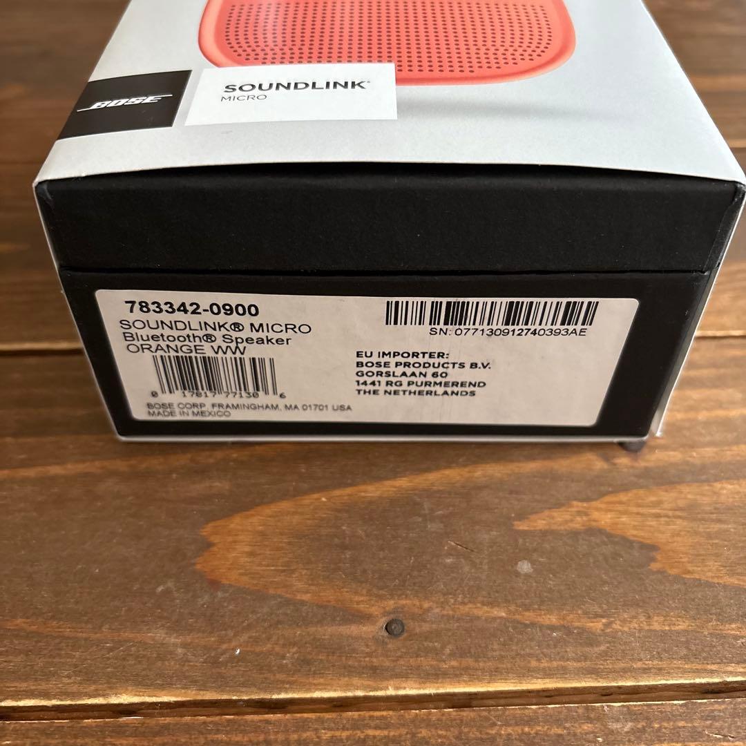 Bose SoundLink Micro オレンジ