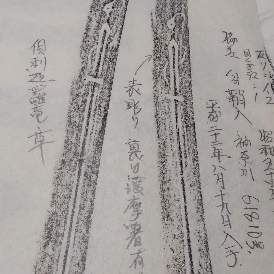 新古名刀金工鐔工一覧刀押し型