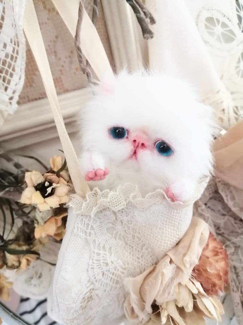 ミニミニ子猫ちゃん♡エキゾチック♡アートドール♡ぬいぐるみ♡ふわふわ♡