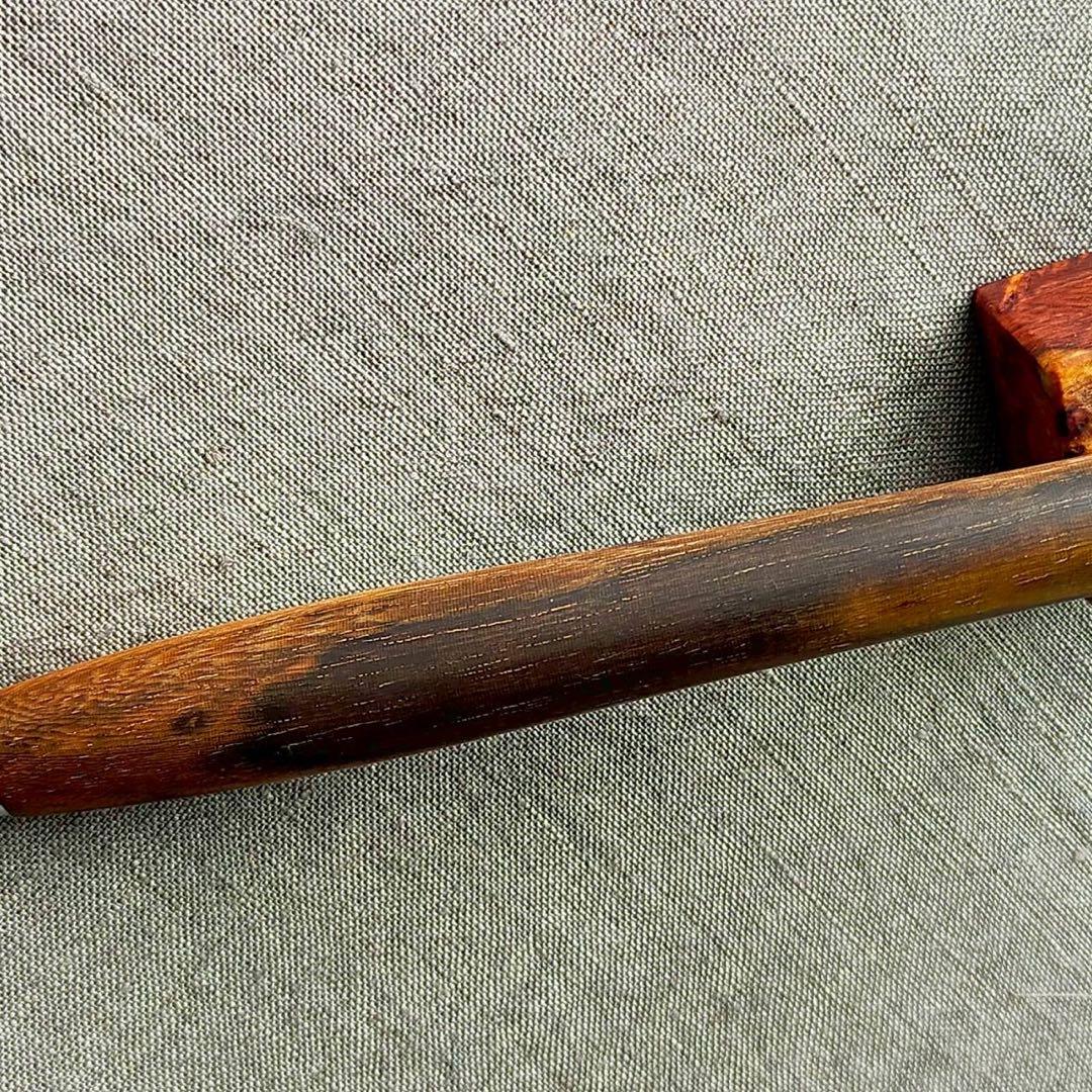 パウサント　根杢　ハンドメイド　木軸シャープペン　0.5mm　天然木　シルバー