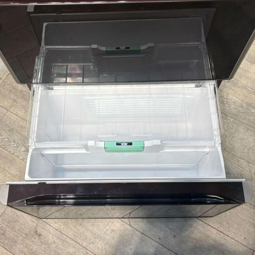 M●HITACHI ガラストップ　6ドア　冷凍冷蔵庫　R-G4800E　４７５L