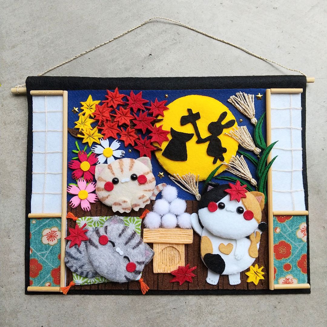 ぱんだページ ☆ ハンドメイド リース フェルト