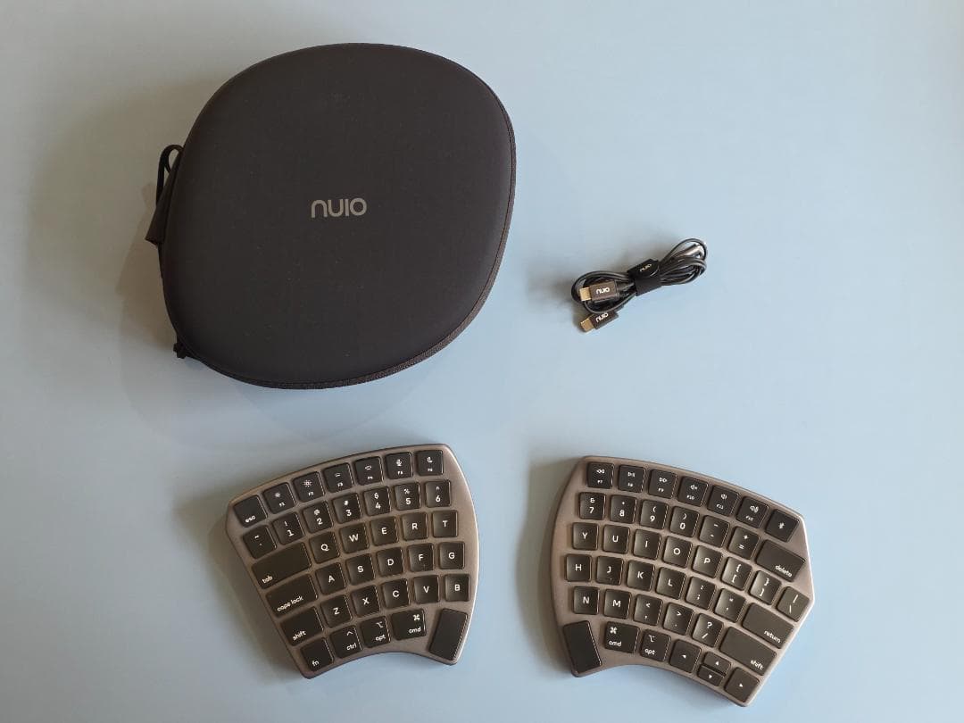 NUIO Flow キーボード　ワイヤレス　分割