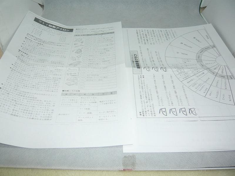 タキイ 5型 自動アイロン　 洋裁教室予備品 和裁　洋裁