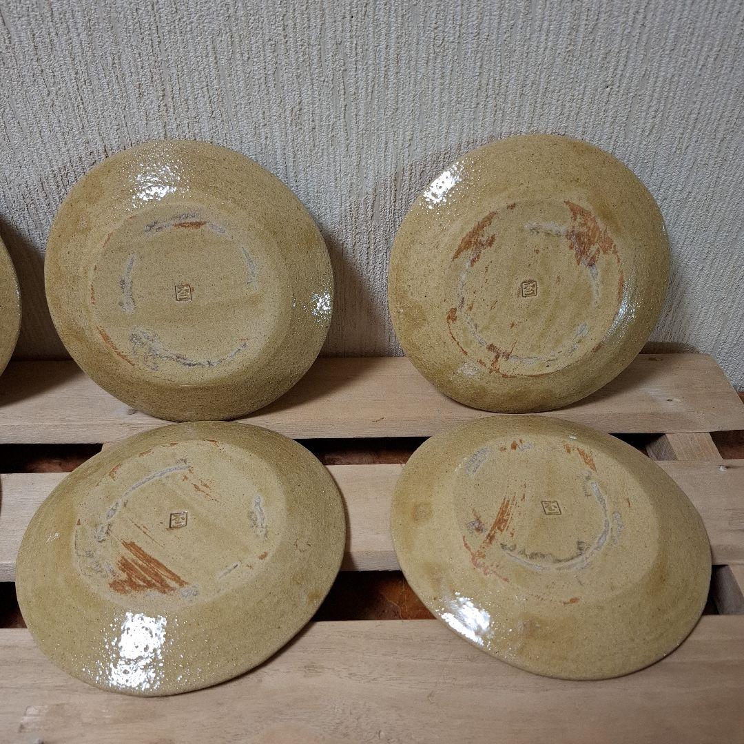 黄瀬戸　皿　10枚　不二窯　共箱・しおりあり　茶道具　茶道　お茶会