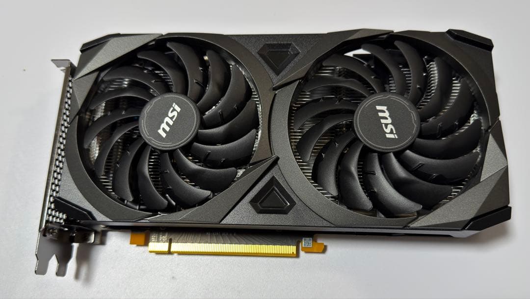 【中古】MSI VENTUS 2X Geforce RTX3060 12G OC