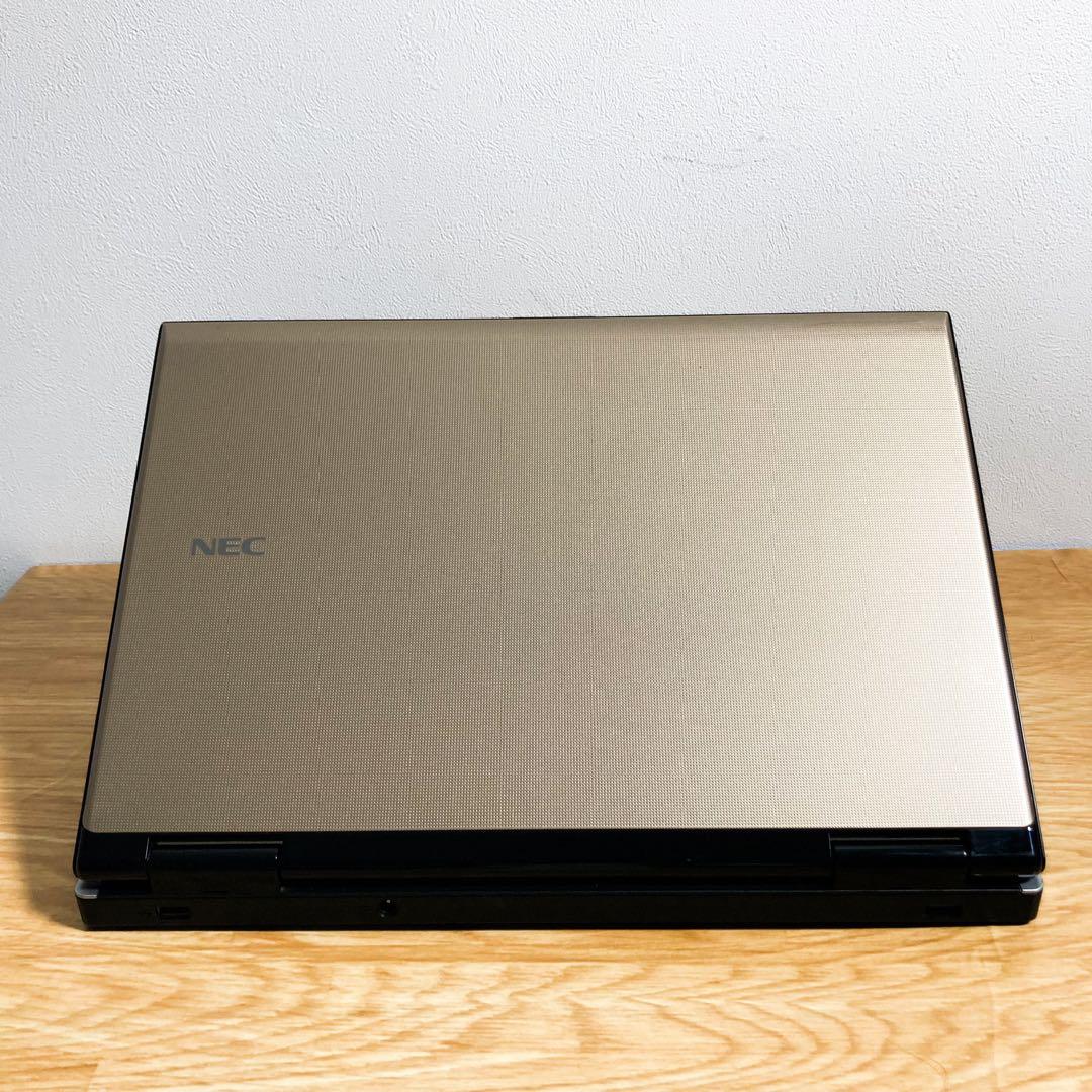 【充電NGのためジャンク】i7 1テラ 8G NECノートパソコン ゴールド