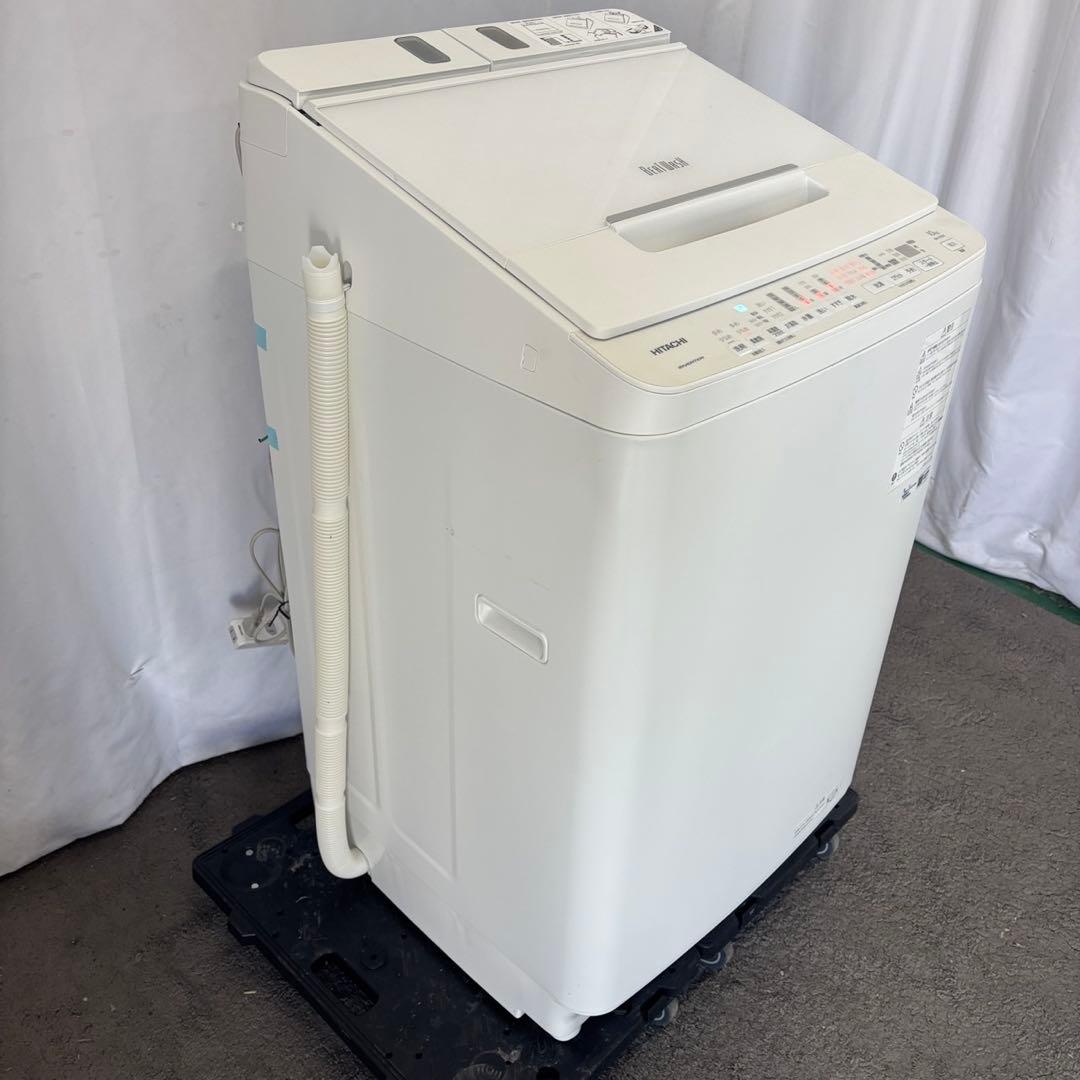 198⭕️洗濯機　日立　10キロ　ビートウォッシュ　分解洗浄　綺麗　安い　設置無料