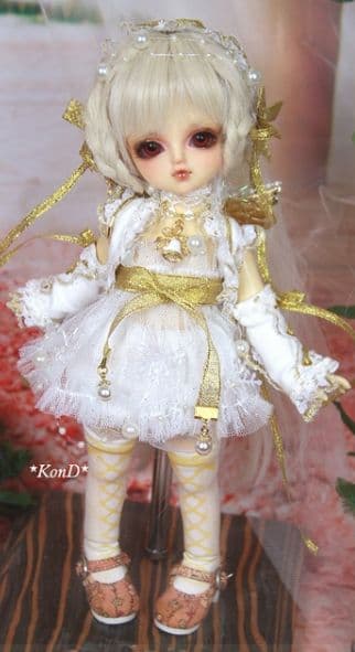 WR96 BJD　1/6 ドール 衣装 雪の天使 13点セット ハンドメイド
