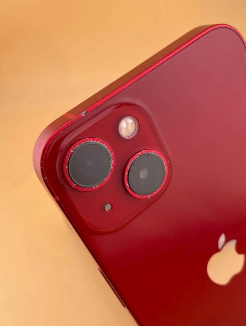 iPhone 13 128GB SIMフリー レッド　バッテリー純正品87%