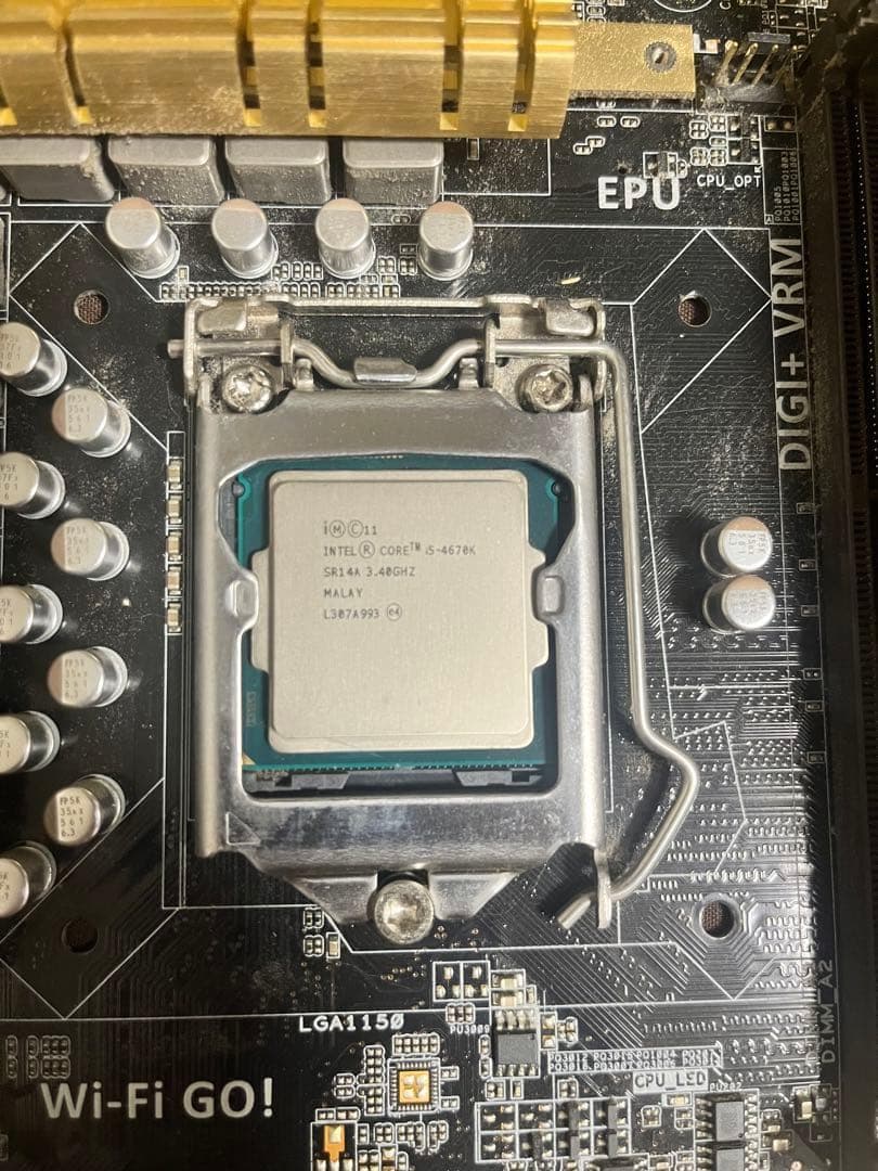 動作確認済 ASUS Z87-PRO & i5 4670K & 8GB セット
