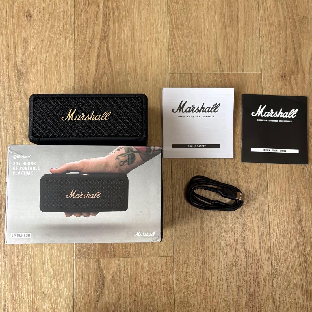 タイムセール‼️美品✨ Marshall マーシャル Emberton ワイヤレス