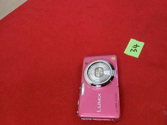 34：Panasonic LUMIX DMC-FX77　デジカメ　ジャンク