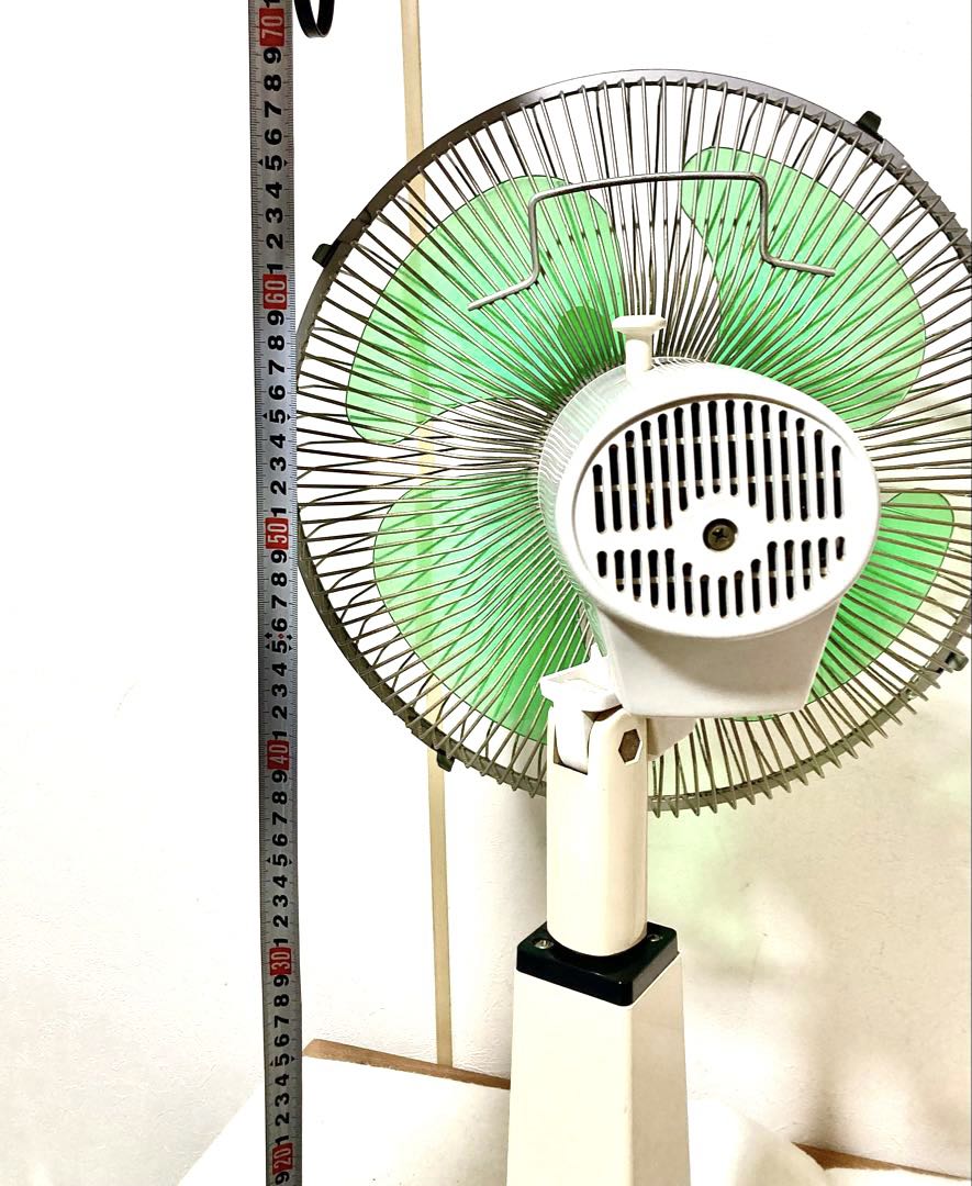 昭和レトロ TOSHIBA東芝扇風機 完動品 グリーン