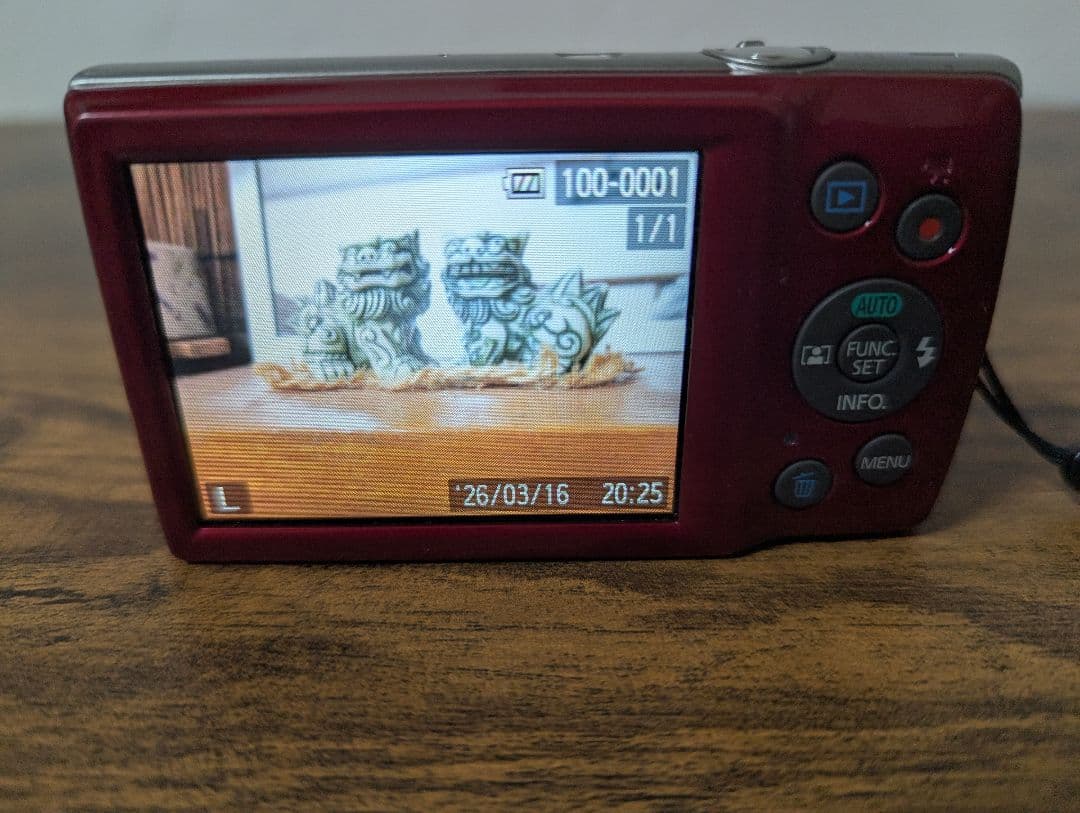 《USED》Canon IXY 180 赤 デジタルカメラ