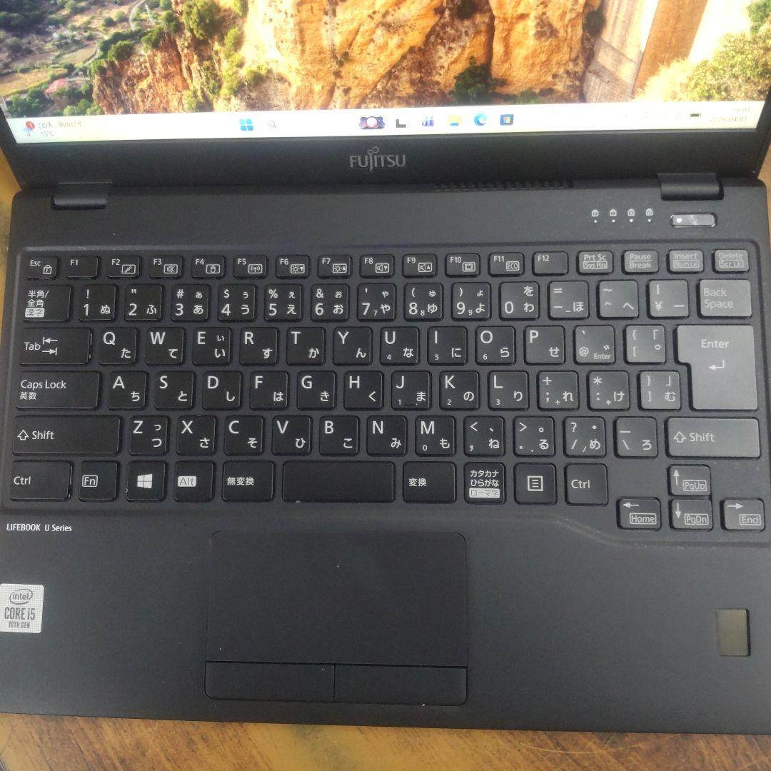 超軽薄中古ノートPC Core i5 10世代 富士通 U9310/D