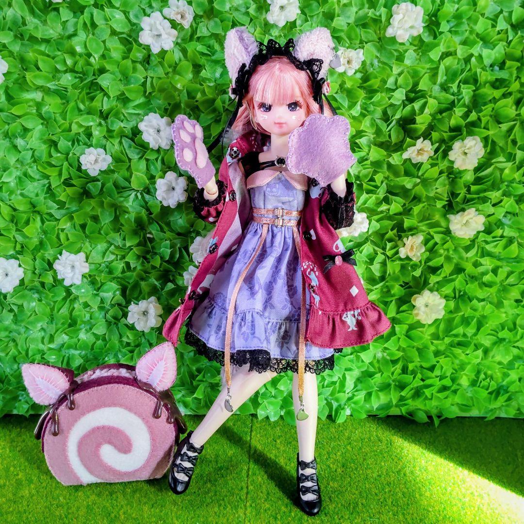 リカちゃん服 27cmドール うさぎの国のアリス　♡チェシャ猫♡