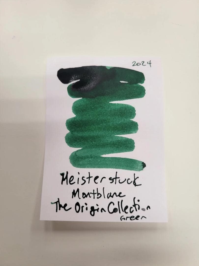 【限定品】モンブラン ジ オリジン コレクション 万年筆インク 緑