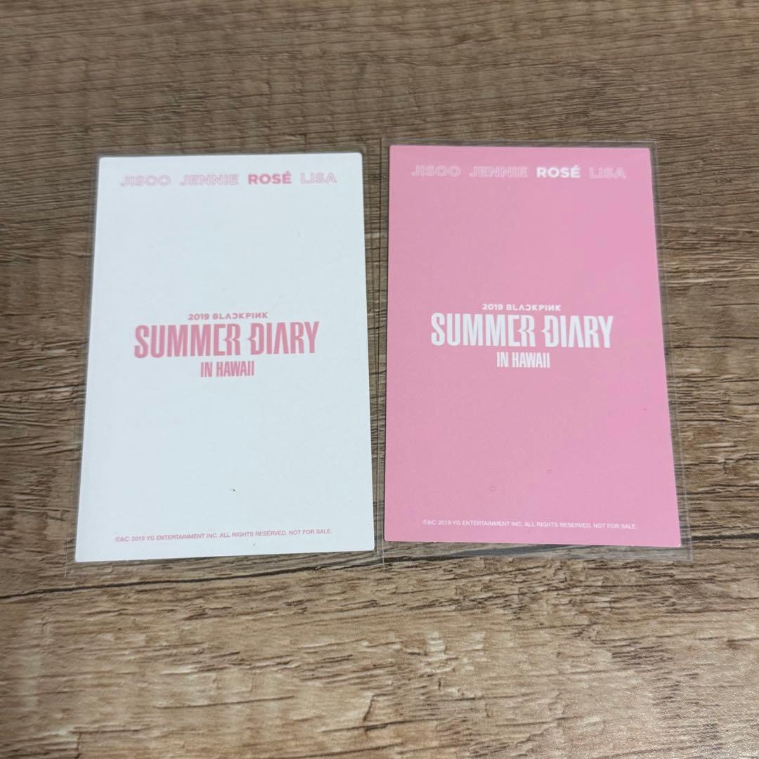 BLACKPINK summer diary 2019 トレカ　ロゼ　チェキ