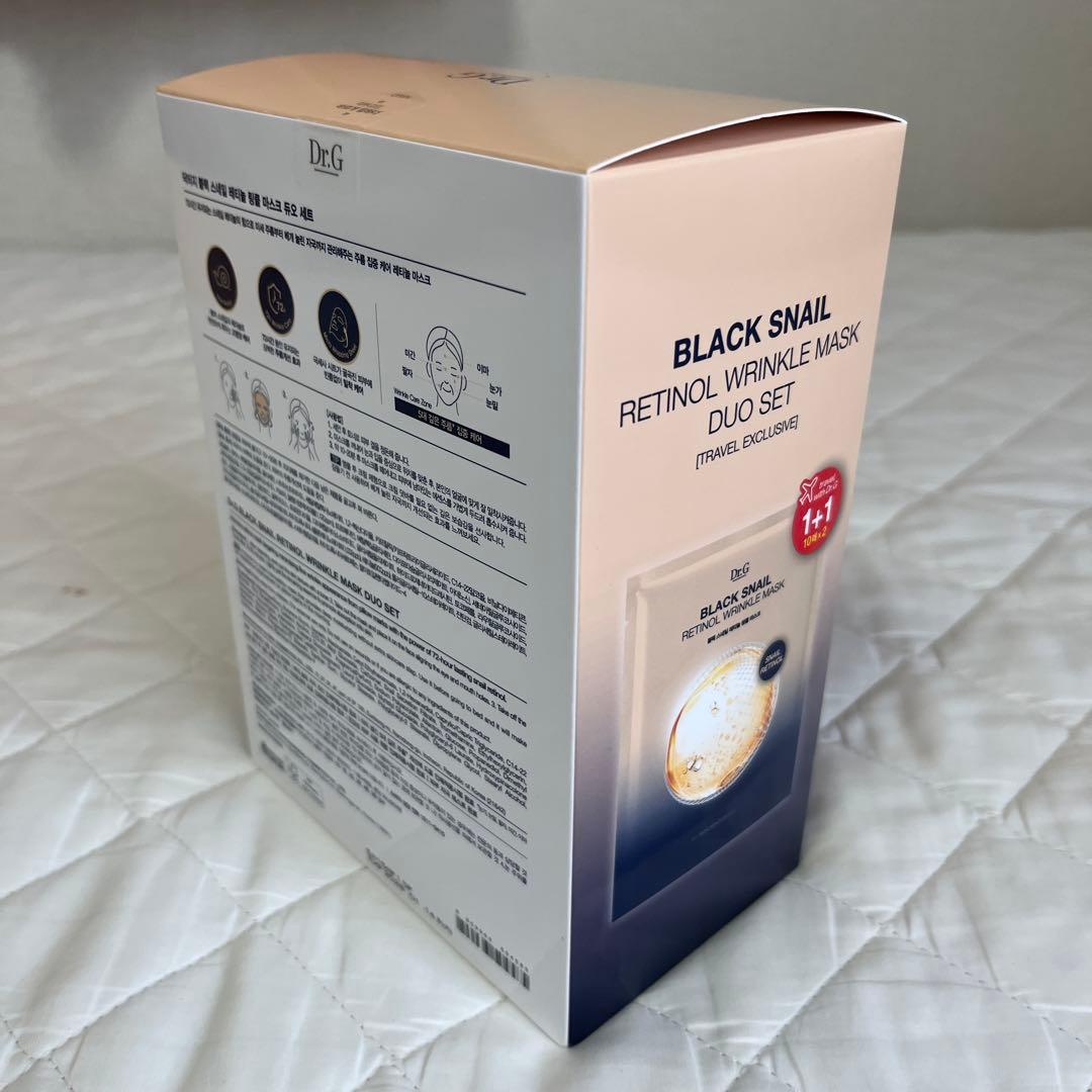 パック・フェイスマスク Dr.G BLACK SNAIL RETINOL WRINKLE MASK