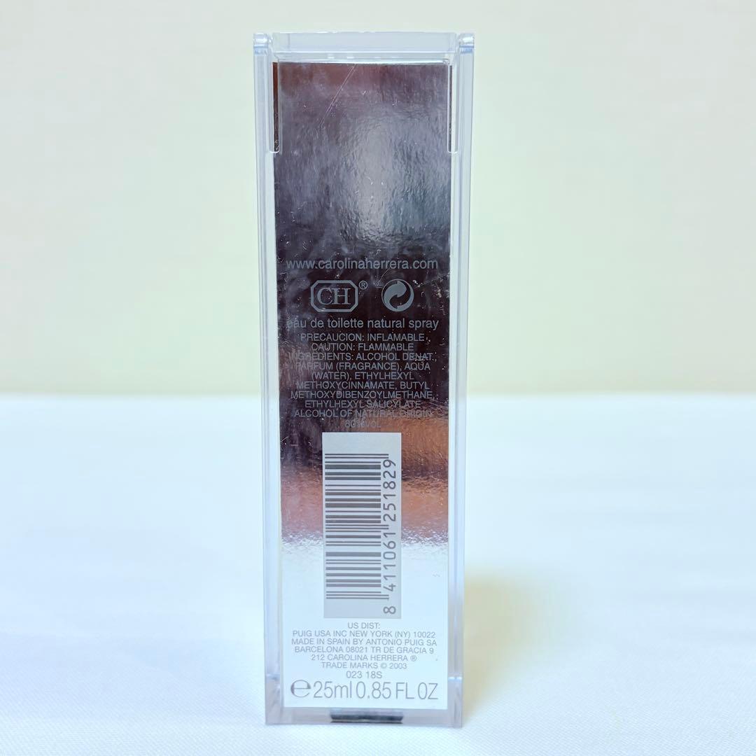新品未使用　キャロライナヘレラ 212 オードトワレ　香水　25ml