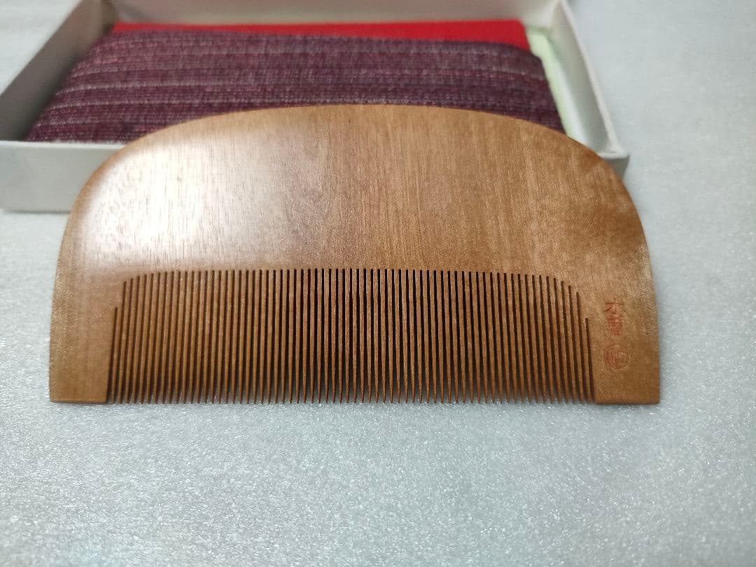 【未使用】お六櫛　青柳和邦　ミネバリ 10cm