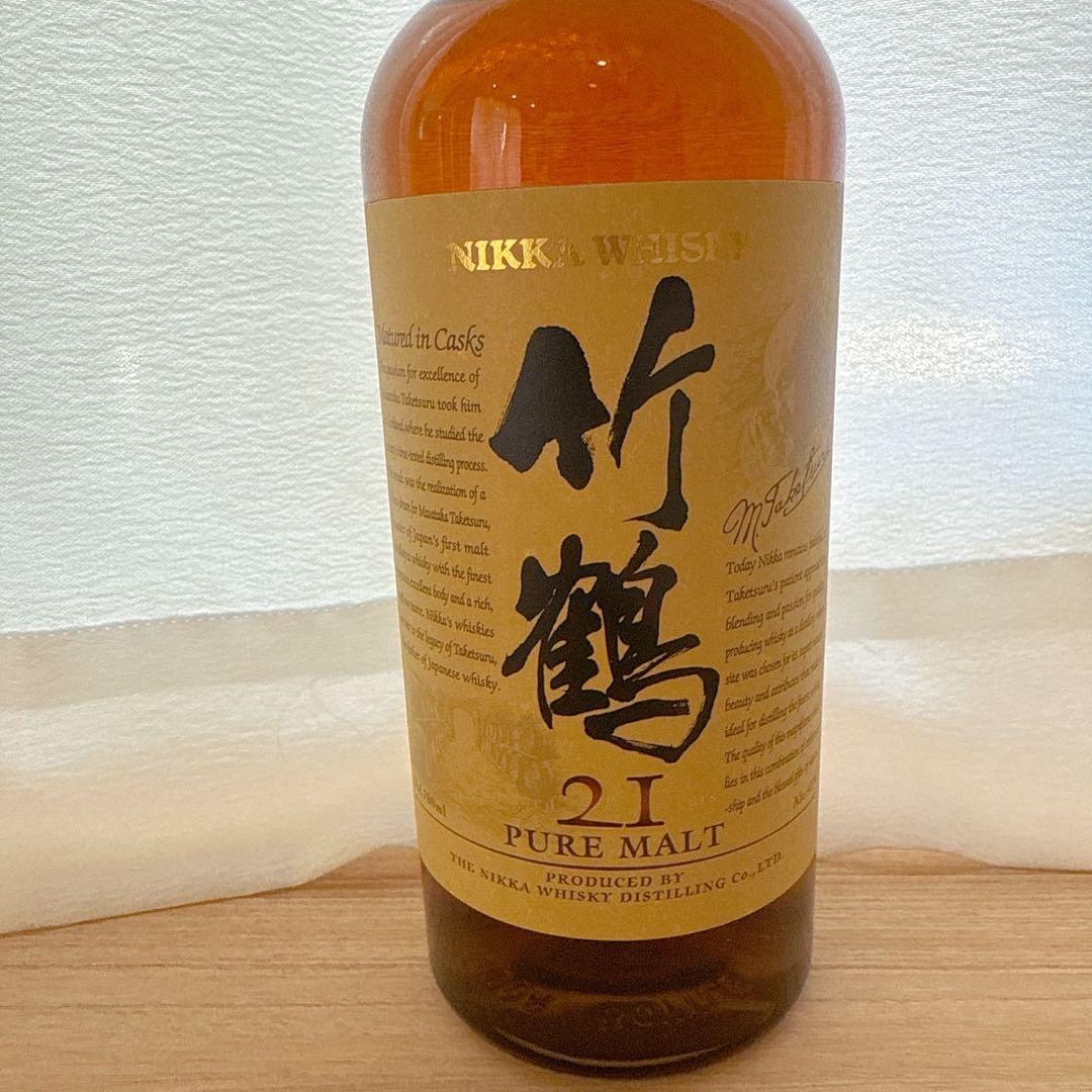 NIKKA WHISKY 竹鶴 21年 純粋モルトウイスキー