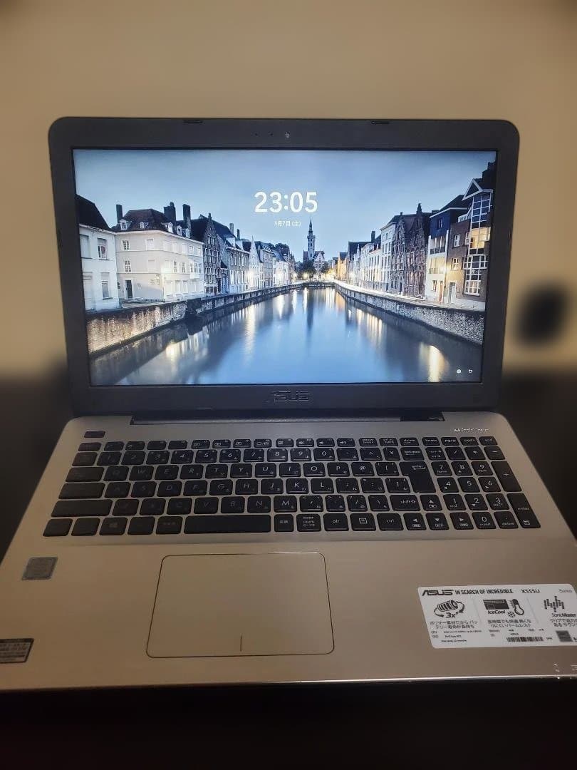 ASUS ノートPC スリム ブラック