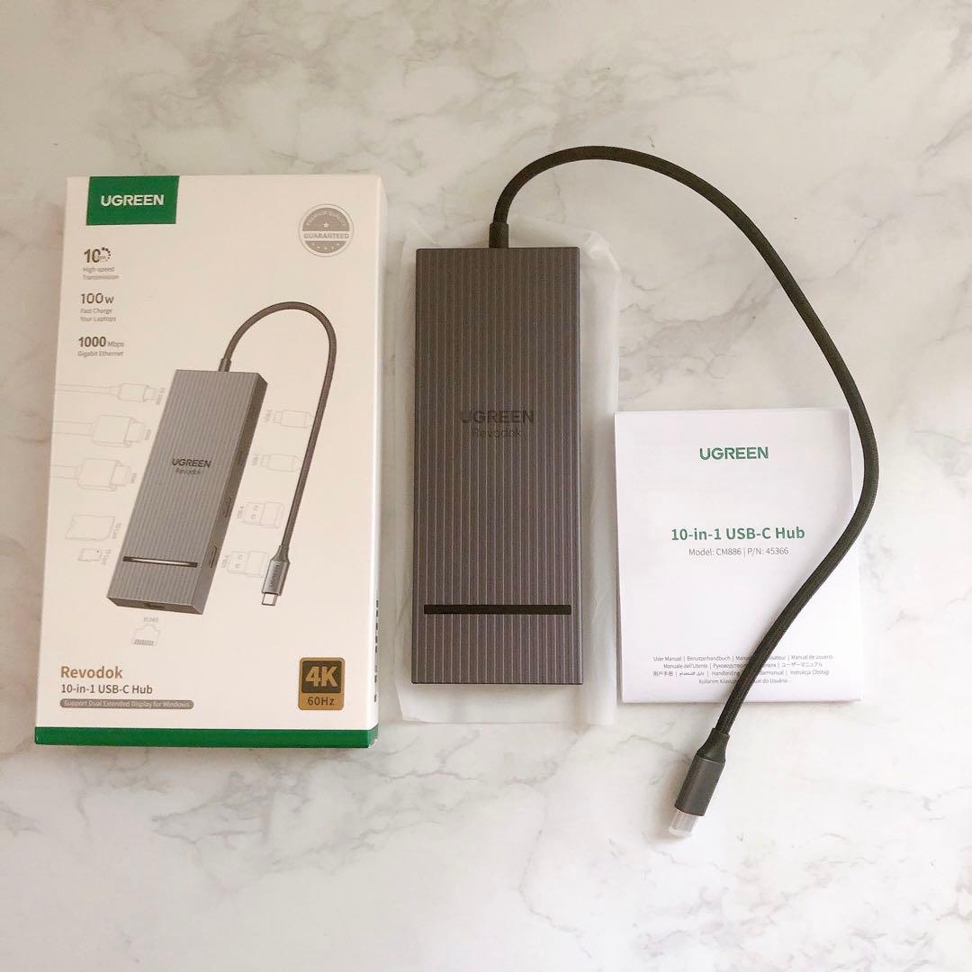 UGREEN Revodok 10 in 1 USB CドッキングUSB Cハブ