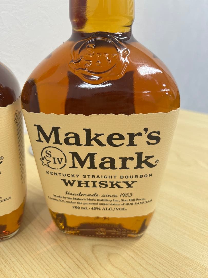 Maker's Mark ウィスキー 2本セット 未開栓