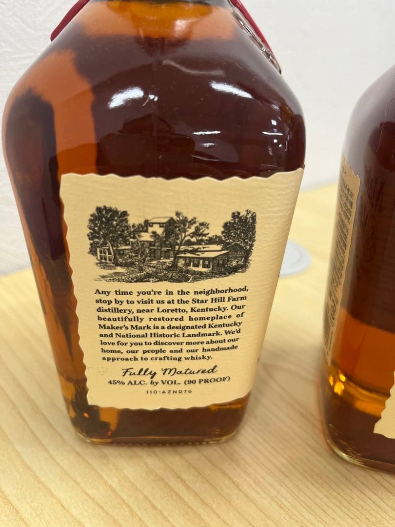 Maker's Mark ウィスキー 2本セット 未開栓