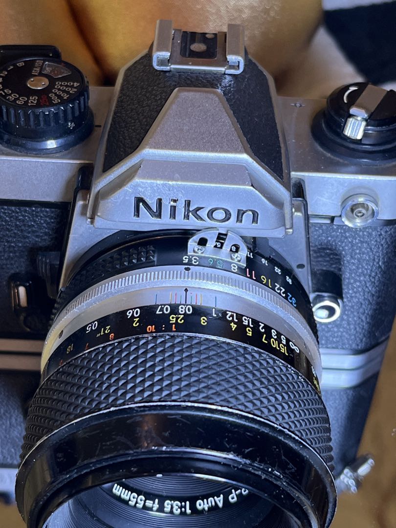 Nikon FM2 シルバー ＆ マクロレンズ 55mm f3.5