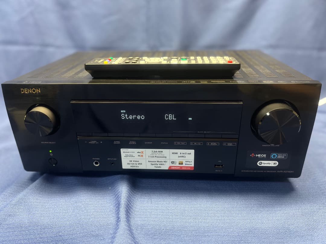 DENON AVR-X2700H 8K/4K120　使用頻度少なめ　美品