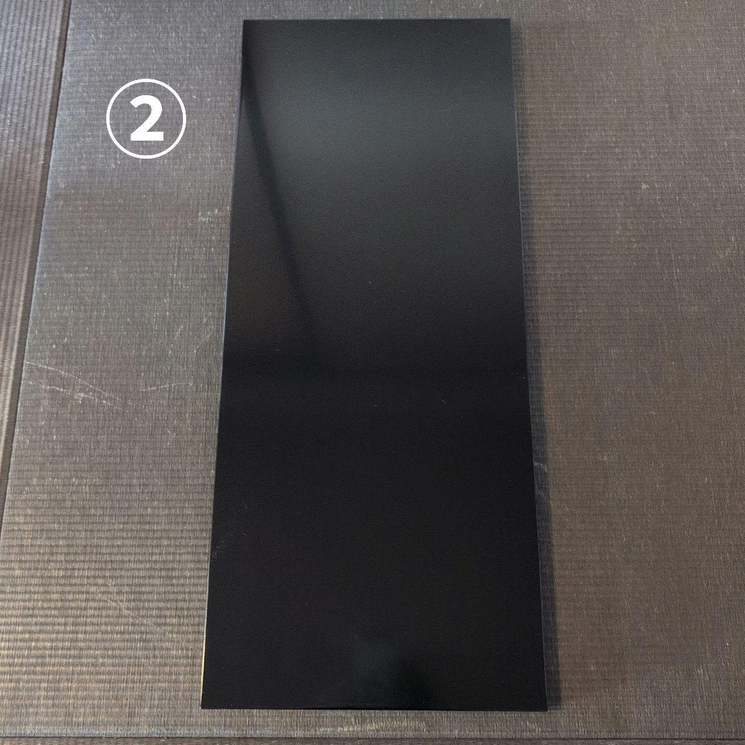 長板　炉　真塗　木製　2枚　茶道